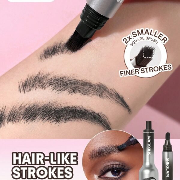 SHEGLAM EyeBrow-Fection Angled Brush & Dip - Charcoal – Brows in Egypt
