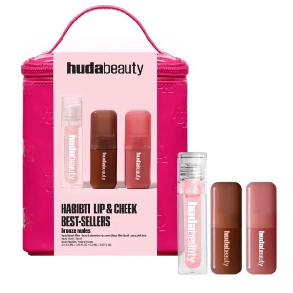 HUDA BEAUTY Habibti Lip And Cheek Best Sellers Kit – Blusher in Egypt