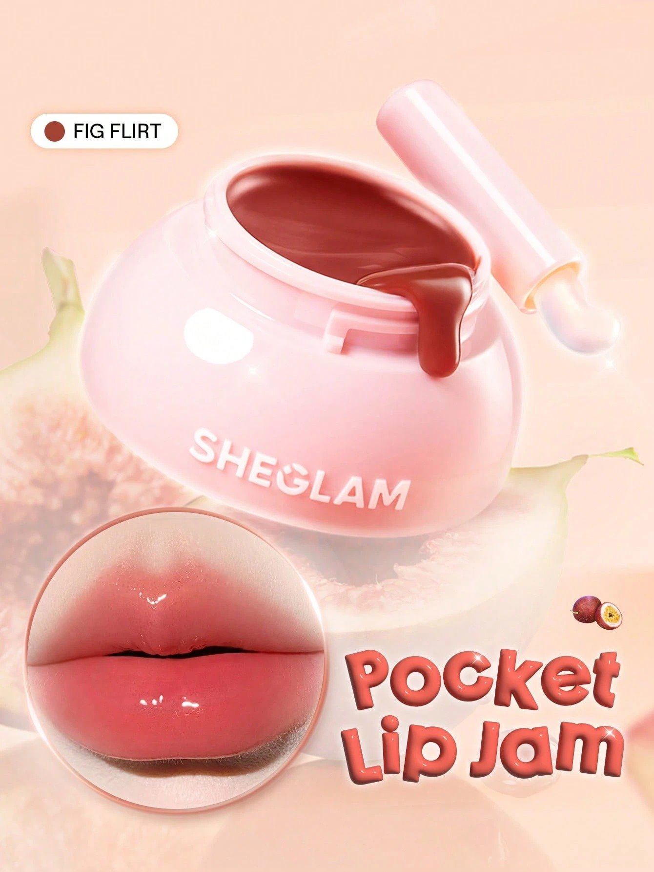 Lip Jam Hydra Jelly Pocket - Fig Flirt SHEGLAM Lip Jam Hydra Jelly Pocket - Fig Flirt – Lipstick in Egypt