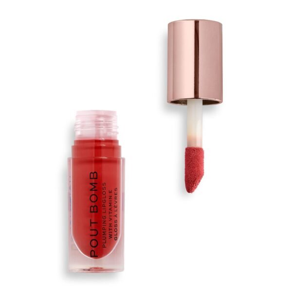 REVOLUTION Lip Pout Bomb Plumping Gloss - Juicy Red – Lipstick in Egypt