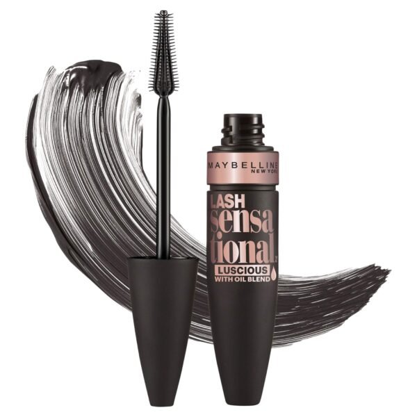 MAYBELLINE Mascara Lash Sensational Luscious Very Black – Mascara in Egypt