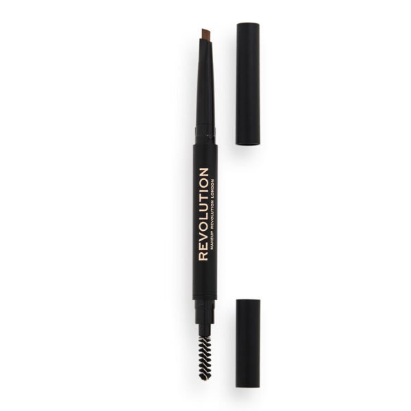 REVOLUTION Eyebrow Pencil Duo Brow Definer Light Brown – Brows in Egypt