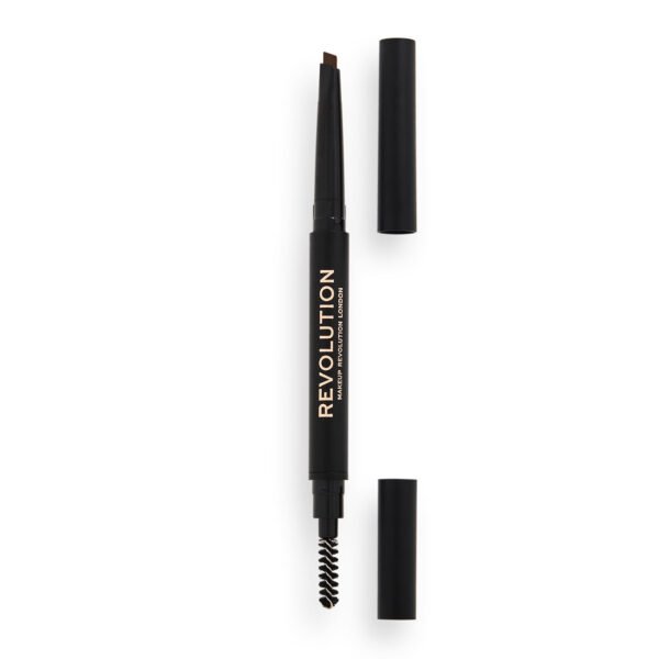REVOLUTION Eyebrow Pencil Duo Brow Definer Medium Brown – Brows in Egypt