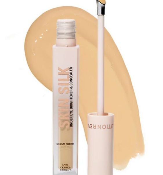 REVOLUTION Concealer & Brightener Skin Silk Under Eye - Medium Yellow – Concealer in Egypt