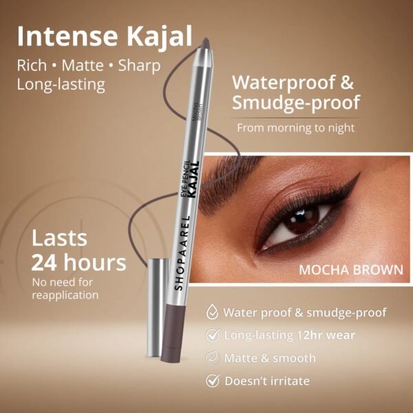 Eye Pencil Kajal Waterproof Mocha Brown