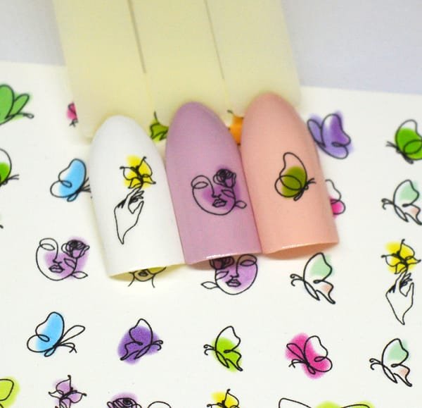 MAGENTA NAILS Nail Sticker N1195 – Nails in Egypt