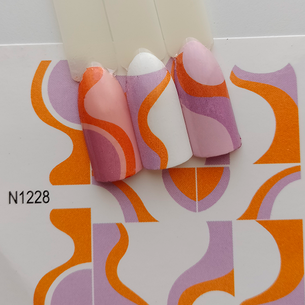 MAGENTA NAILS Nail Sticker N1228 – Nails in Egypt