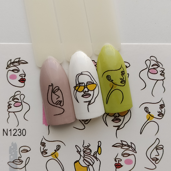 MAGENTA NAILS Nail Sticker N1230 – Nails in Egypt