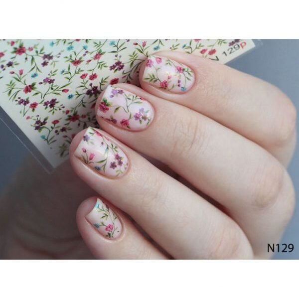 MAGENTA NAILS Nail Sticker N129 – Nails in Egypt