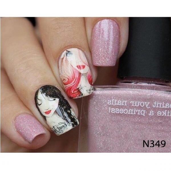 MAGENTA NAILS Nail Sticker N349 – Nails in Egypt