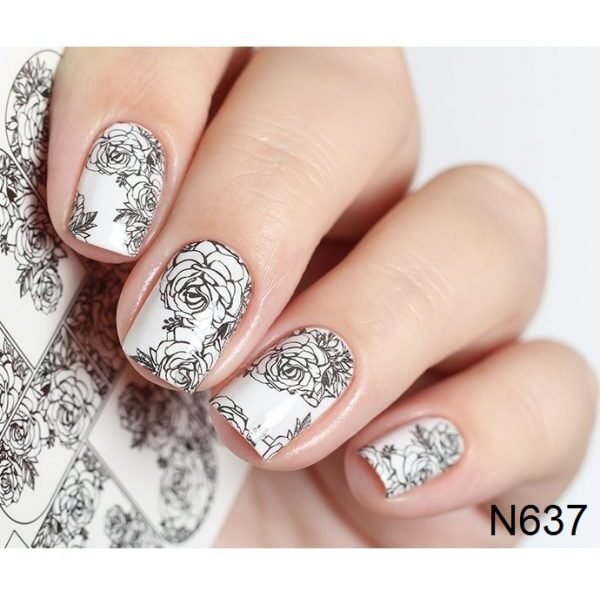 MAGENTA NAILS Nail Sticker N637 – Nails in Egypt