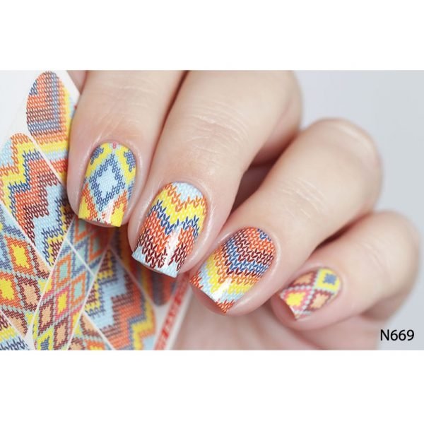 MAGENTA NAILS Nail Sticker N669 – Nails in Egypt