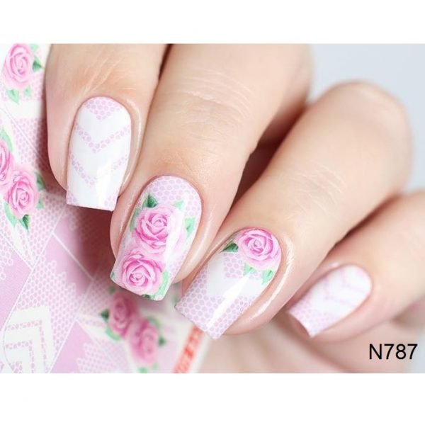 MAGENTA NAILS Nail Sticker N787 – Nails in Egypt
