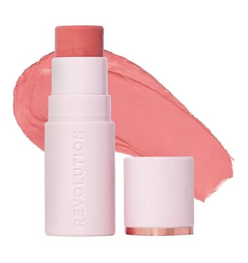 REVOLUTION Blush Stick Skin Silk - Peachy Pink – Blusher in Egypt