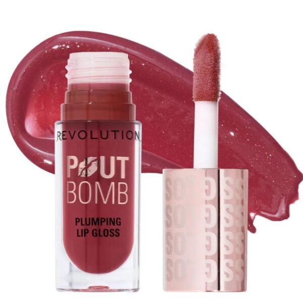 Lip Pout Bomb Plumping Gloss - Rosewood Rose Pink