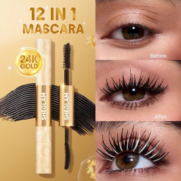 SHEGLAM Mascara 24K Gold Waterproof – Mascara in Egypt