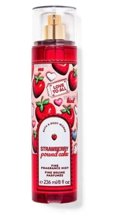 Strawberry Pound Cake Mist 236ML BATH AND BODY WORKS Strawberry Pound Cake Mist 236ML – Fragrance in Egypt
