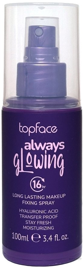 Always Glowing 16hr Long Fixing Spray PT573.001 TOPFACE Always Glowing 16hr Long Fixing Spray PT573.001 – Primer in Egypt