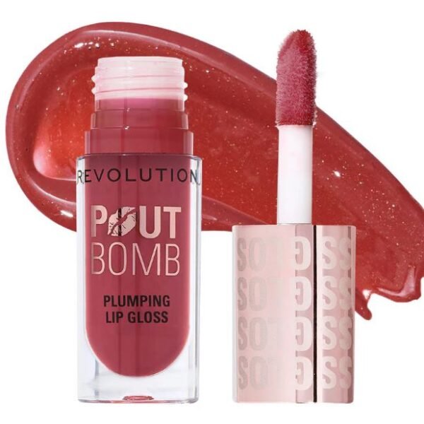 Lip Pout Bomb Plumping Gloss - Wild Mauve Pink