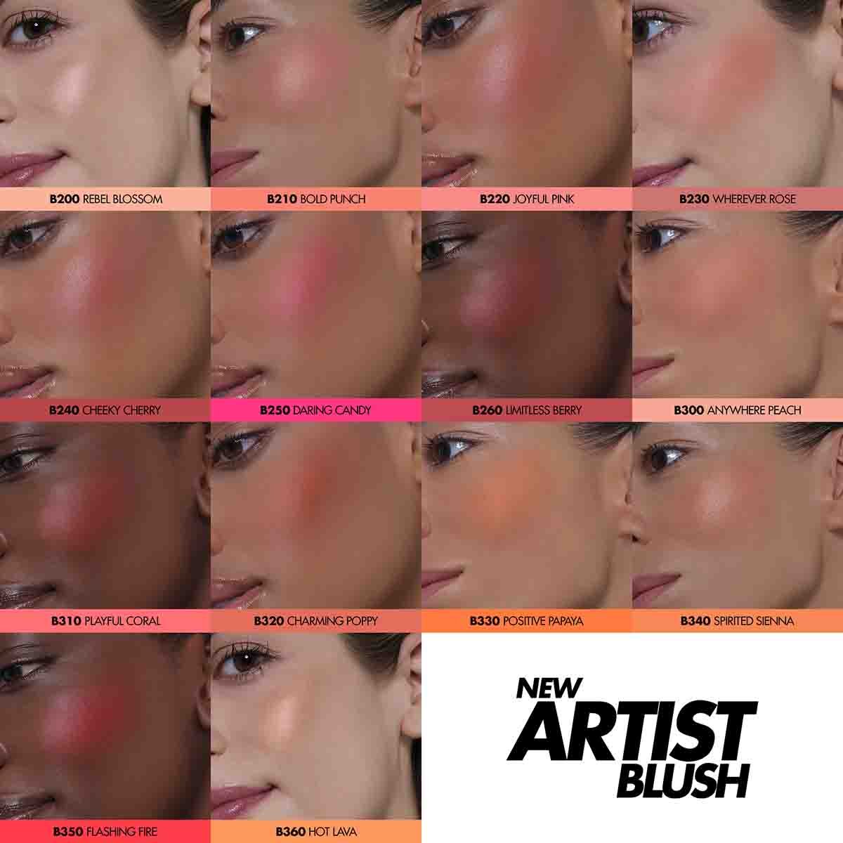 Artist Face Powder Blush - B330 - POSITIVE PAPAYA Make Up For Ever Artist Face Powder Blush - B330 - POSITIVE PAPAYA – authentic in Egypt