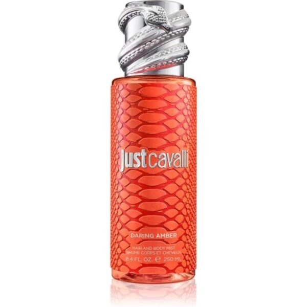 Roberto Cavalli Just/Hair&Body Mist Daring Amber 250Ml – authentic in Egypt