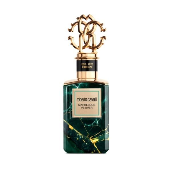 Roberto Cavalli Gold Marbleous Vetiver – authentic in Egypt