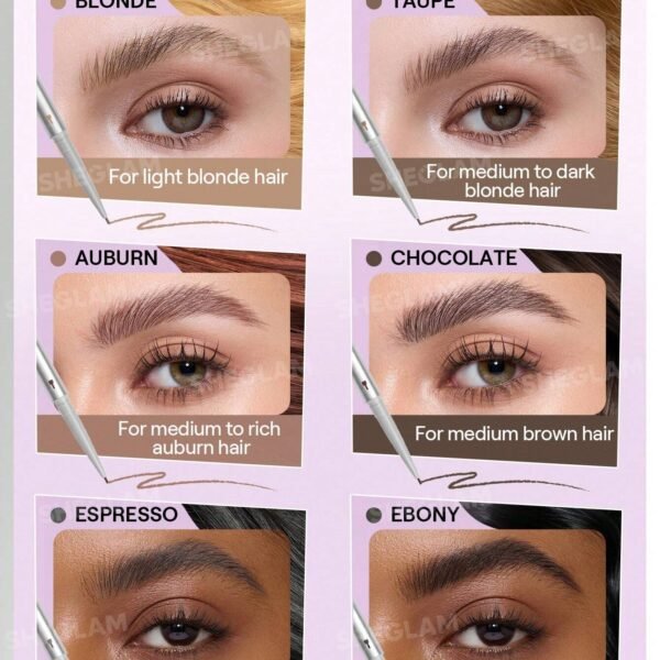 SHEGLAM Eyebrow Pencil Ultra Slim - Auburn – Brows in Egypt – view 2