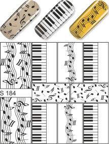 MAGENTA NAILS Nail Sticker S184 – Nails in Egypt – view 2