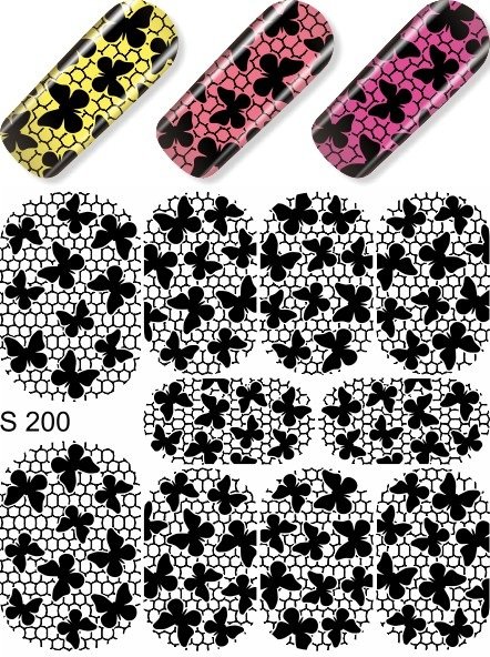 MAGENTA NAILS Nail Sticker S200 – Nails in Egypt – view 2