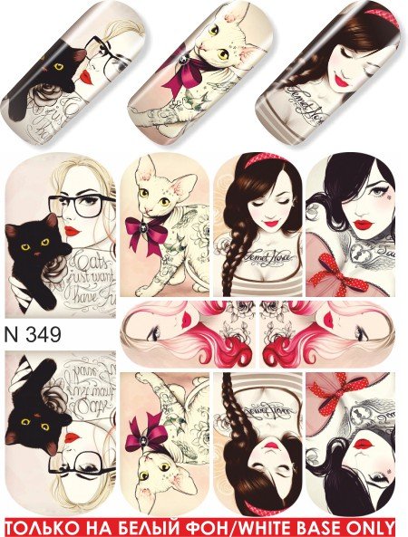 MAGENTA NAILS Nail Sticker N349 – Nails in Egypt – view 2