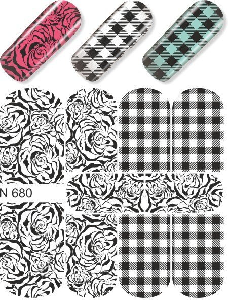 MAGENTA NAILS Nail Sticker N680 – Nails in Egypt – view 2