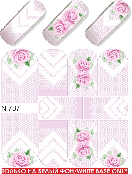 MAGENTA NAILS Nail Sticker N787 – Nails in Egypt – view 2