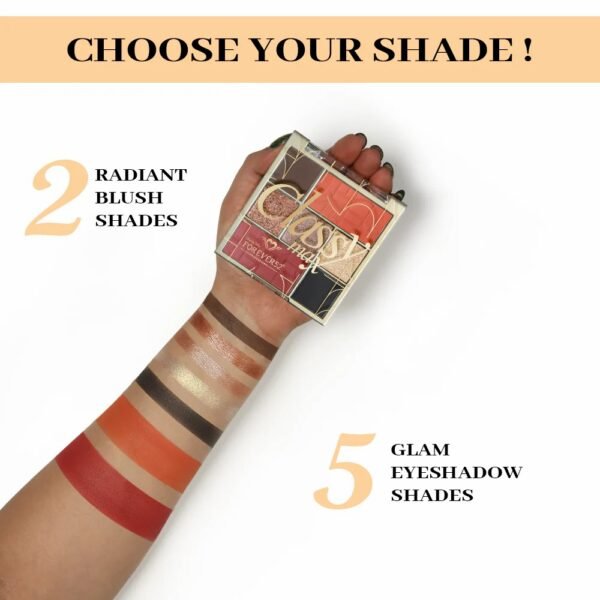 FOREVER 52 Eyeshadow Palette Classy Max 2 Color Blush + 5 Color - CLM002 – Blusher in Egypt – view 2