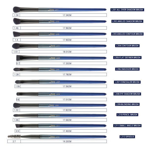 JESSUP BRUSHES Luxury 18pcs - T263 + CB005 – Tools & Brushes in Egypt – view 2
