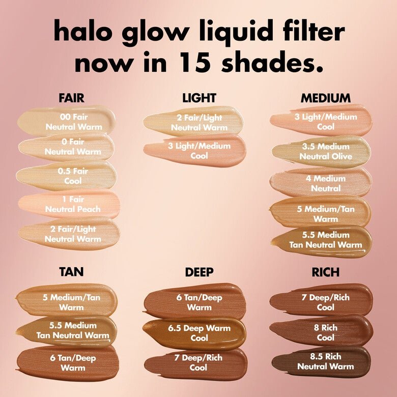 ELF Halo Glow Liquid Filter 0 Fair Natural Warm – Foundation in Egypt – view 2