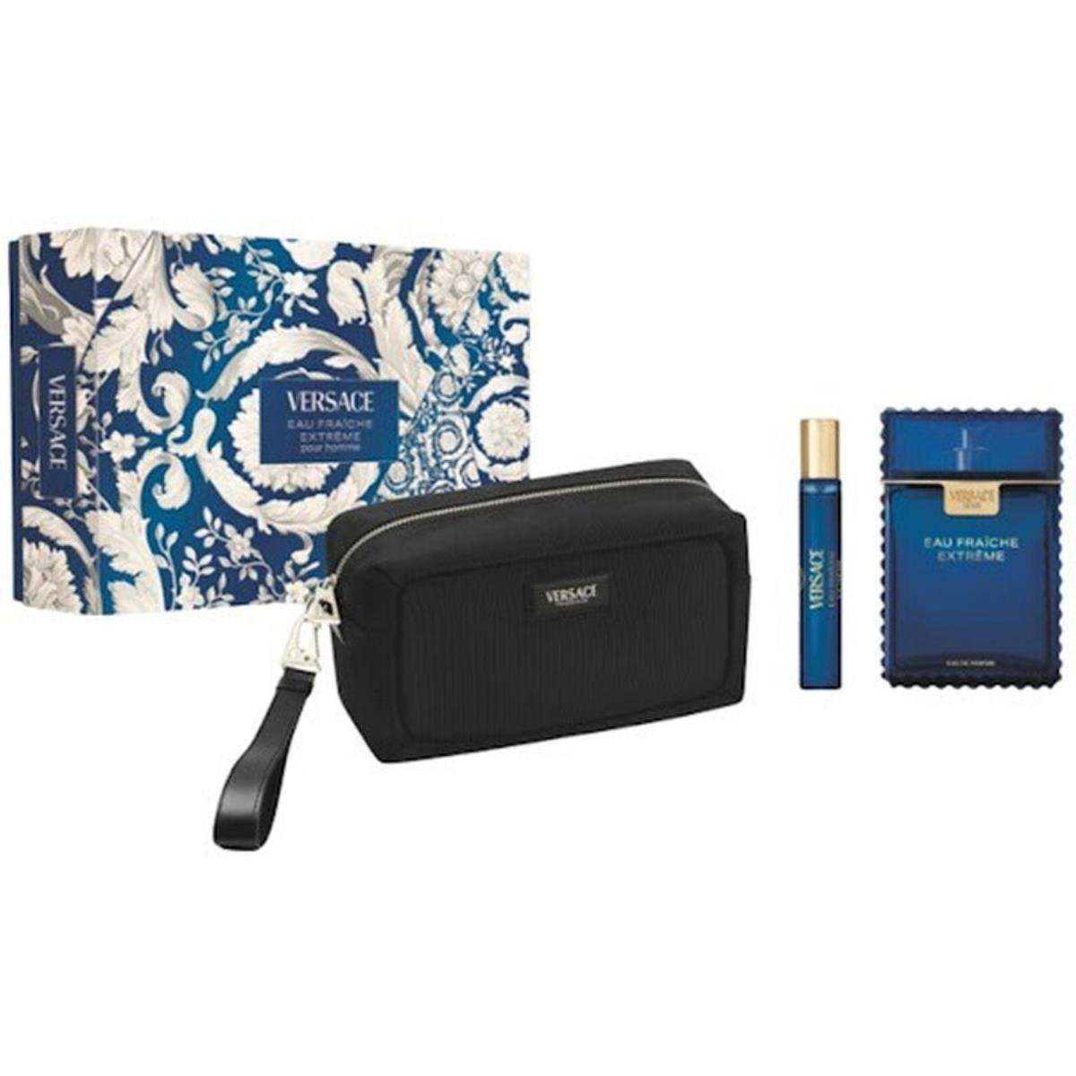 Men's Eau Fraiche Extreme EDP 100ML + EDP 10ML + GWP TROUSSE Versace Men's Eau Fraiche Extreme EDP 100ML + EDP 10ML + GWP TROUSSE – authentic in Egypt