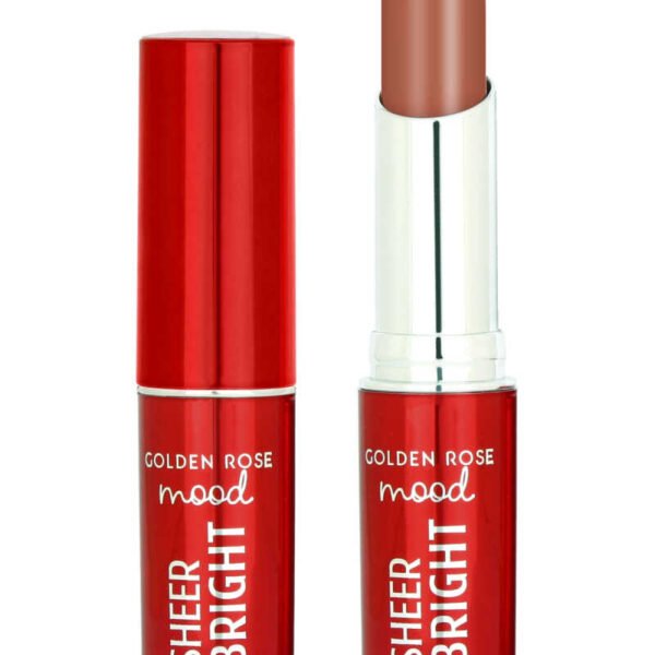 GOLDEN ROSE Lipstick Mood Sheer Bright 104 Nude Latte – Lipstick in Egypt
