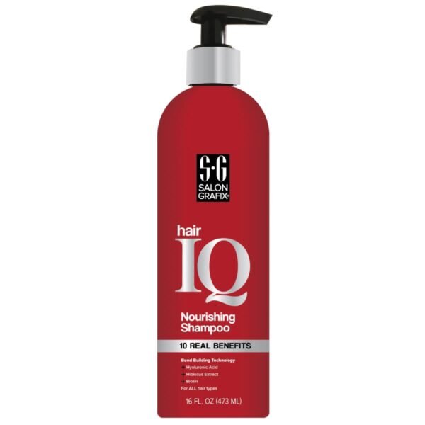 salon-grafix Hair IQ Nourishing Shampoo – 10 Benefits 473ml – authentic in Egypt