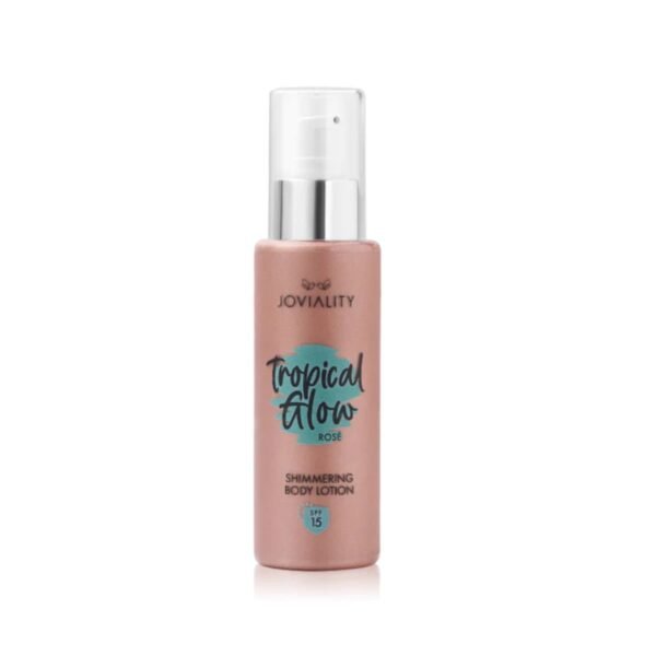 joviality Tropical Glow Shimmering Lotion Spf15- Rose – authentic in Egypt