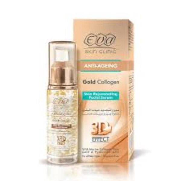 Eva Cosmetics EVA Skin Clinic Gold Collagen Rejuvenating Facial Serum 30ML – authentic in Egypt