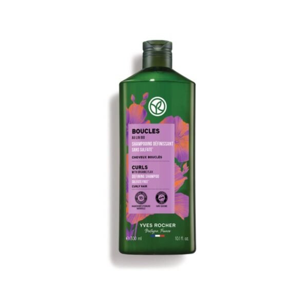 yves rocher Curls Shampoo With Organic Flax-Sulfate Free – authentic in Egypt