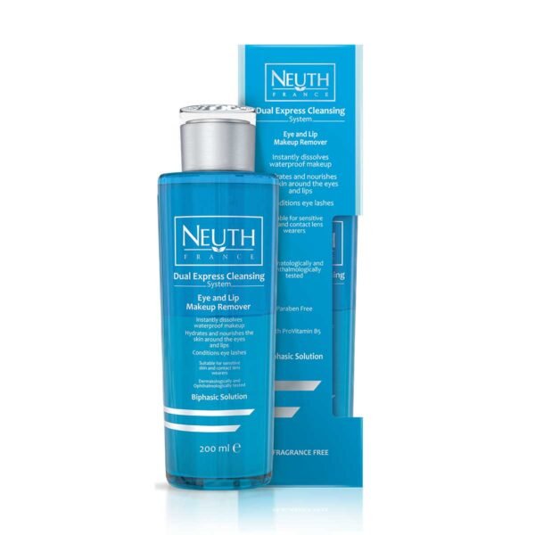 Neuth France Dual Express Cleansing System Eye and Lip Makeup Remover 200ml – authentic in Egypt