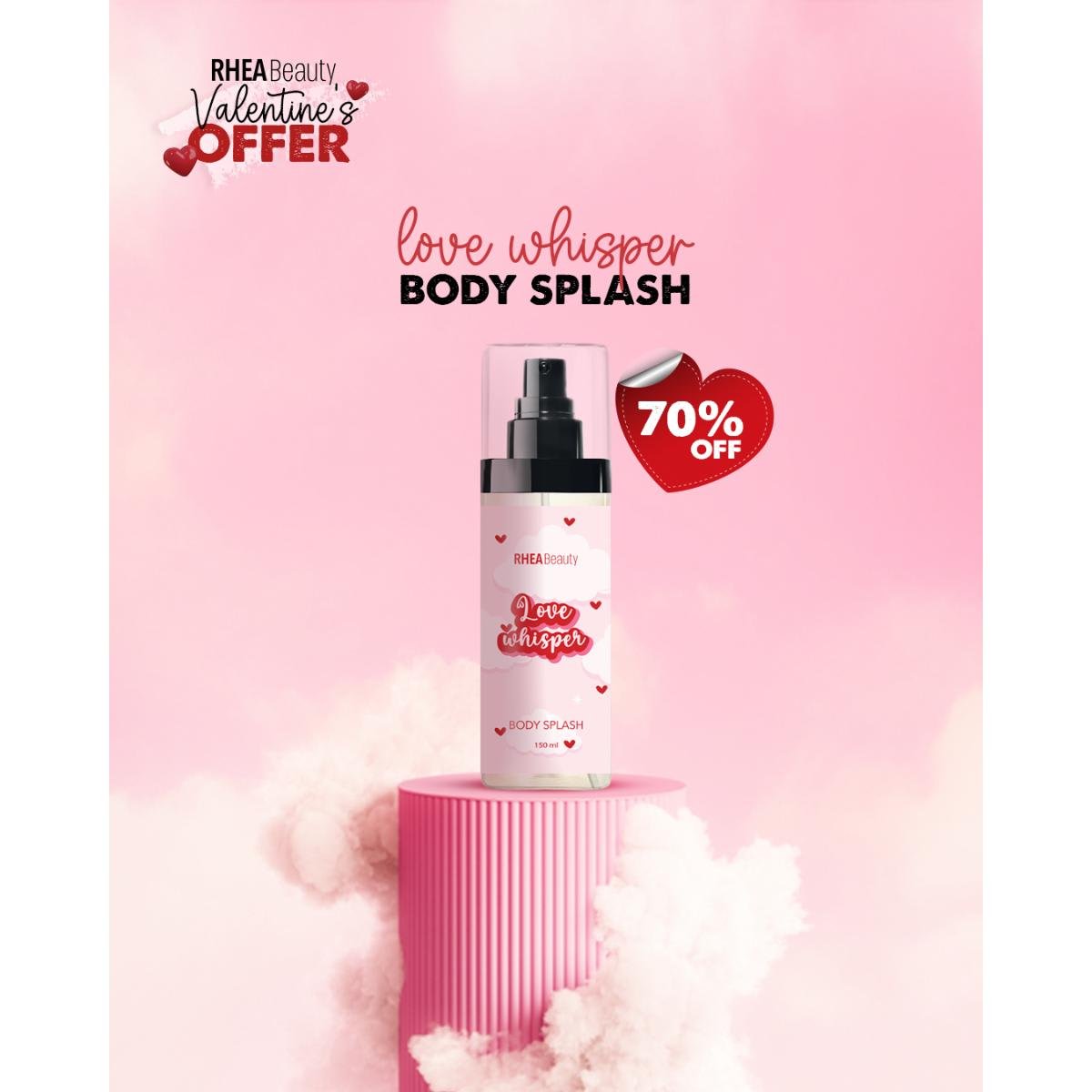 love whisper body splash Rhea Beauty love whisper body splash – authentic in Egypt