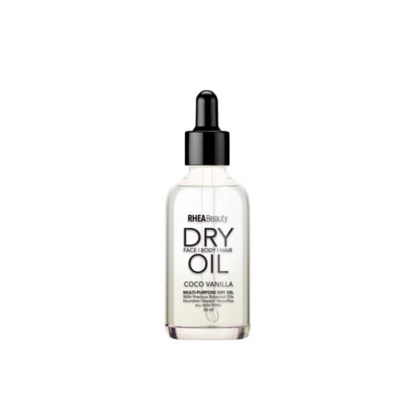 Rhea Beauty dry oil coco vanilla 30 ml – authentic in Egypt