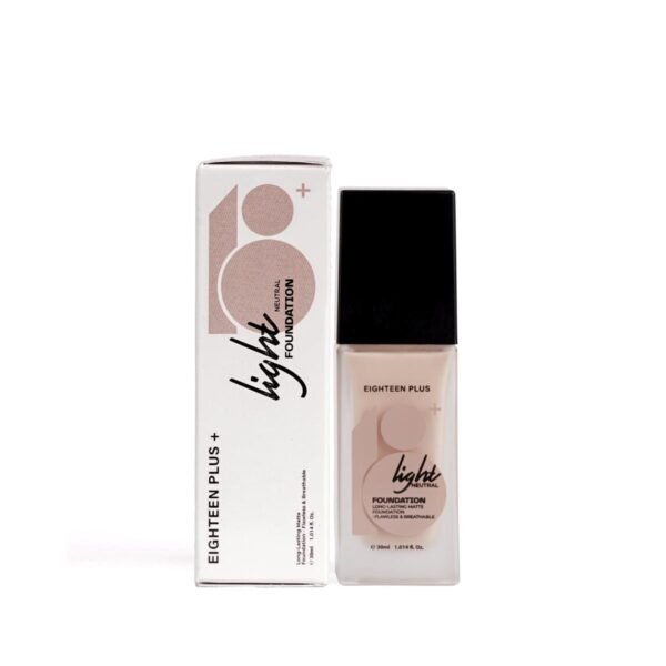 18plus 18+ Foundation light neutral 30 ml – authentic in Egypt
