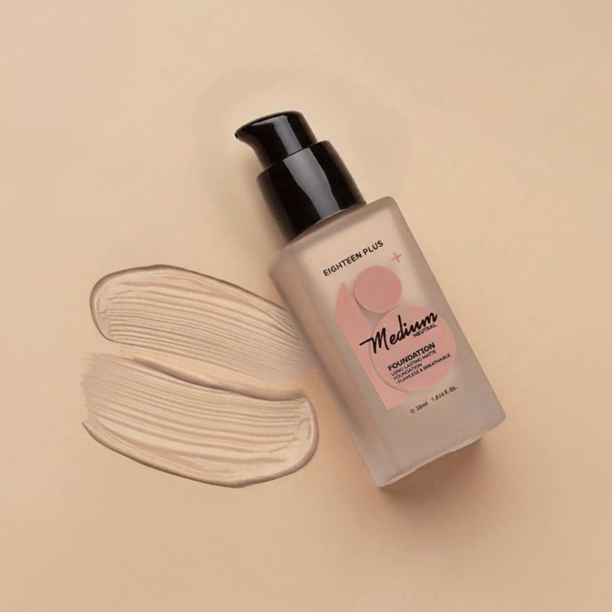 18+ Foundation medium neutral 30 ml 18plus 18+ Foundation medium neutral 30 ml – authentic in Egypt