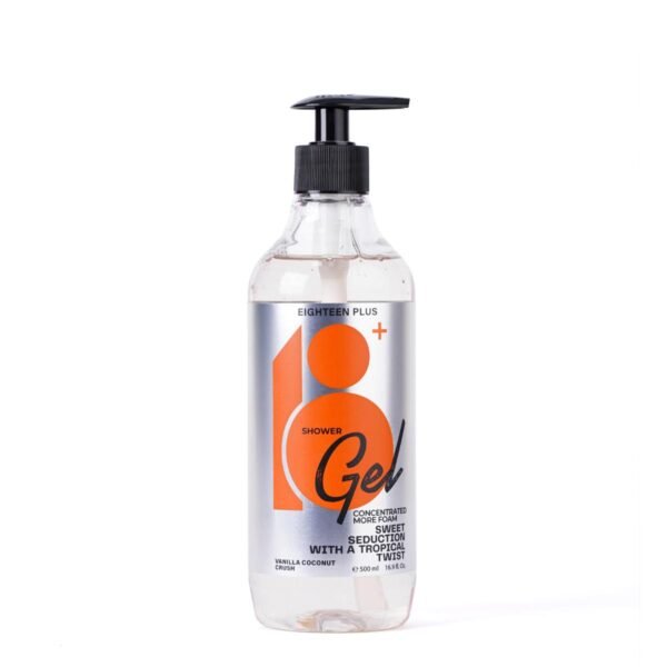 18plus Eighteen Plus 18+ SHOWER GEL 500 ml VANILLA COCONUT CRUSH – authentic in Egypt