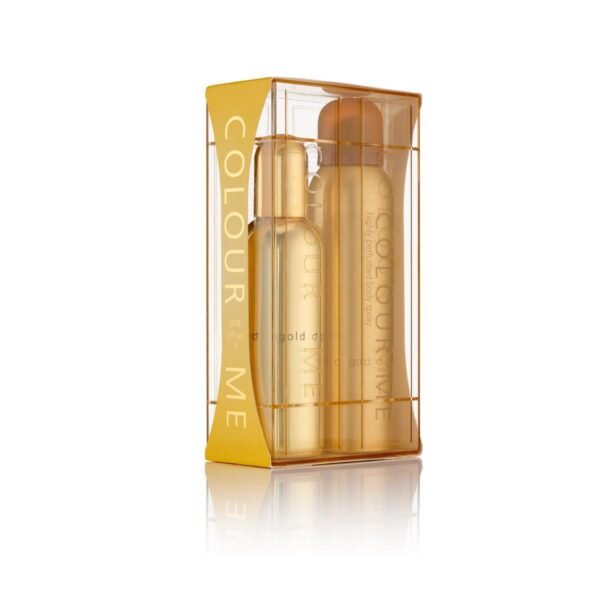 colour me Colour Me Set Gold For Men (Parfum 90Ml + Body Spray 150Ml) – authentic in Egypt