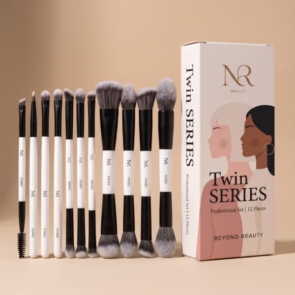 NR Beauty Twin SERIES Professional Set | 12 Pieces – Tools & Brushes in Egypt